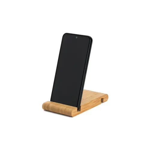 Supporto in bambù per cellulare