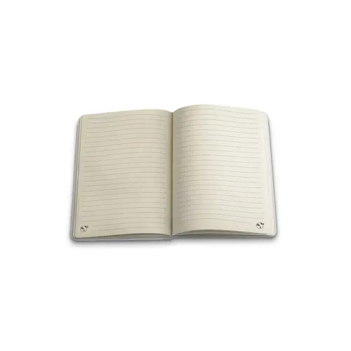 Block Notes A5 in RPET con copertina rigida personalizzabile in sublimazione e fogli a righe in carta riciclata