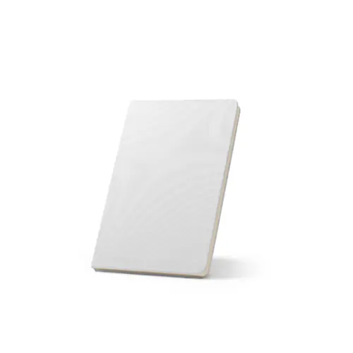 Block Notes A5 in RPET con copertina rigida personalizzabile in sublimazione e fogli a righe in carta riciclata