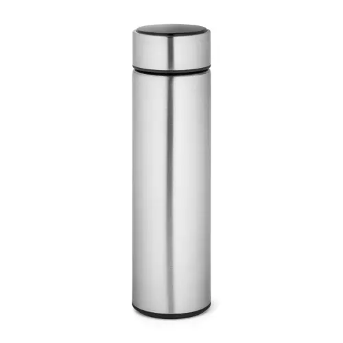 Thermos a doppio strato in acciaio inox con termometro digitale e infusore per il tè da 470ml
