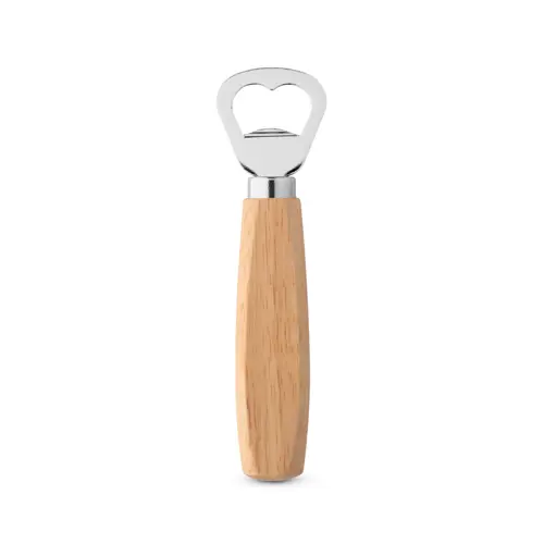 Apribottiglie modello classic in metallo e legno
