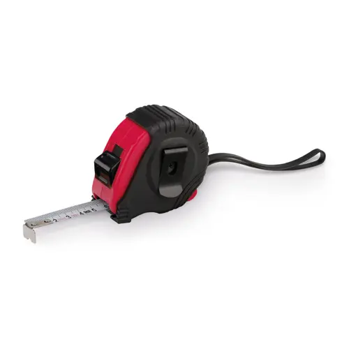 Metro a nastro 5 metri in ABS con freno e clip in metallo