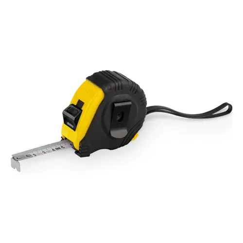Metro a nastro 5 metri in ABS con freno e clip in metallo