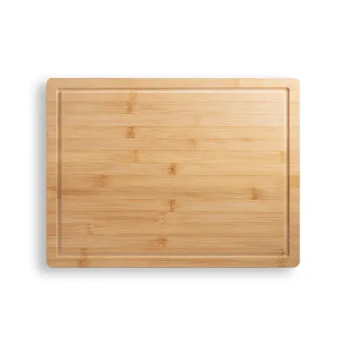 Tagliere in bambù con scanalatura 40x30x1cm