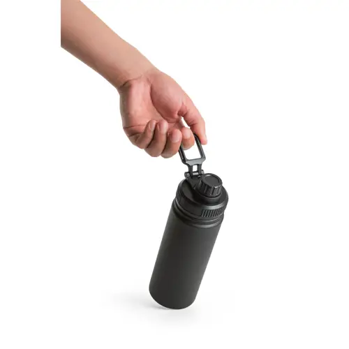 Borraccia in alluminio riciclato con tappo a chiusura a vite da 570ml