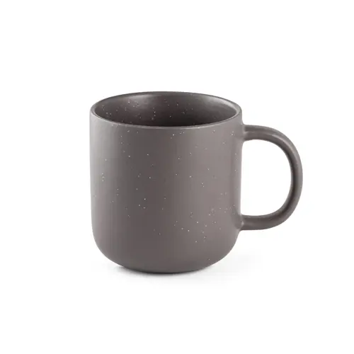 Tazzina da caffè in ceramica finitura opaca ed effetto rustico da 75mL in confezione regalo in carta kraft