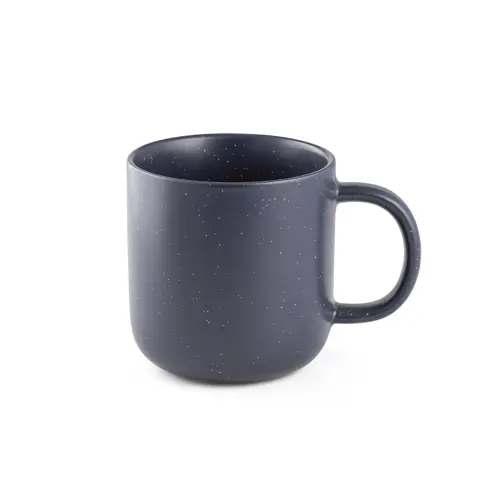 Tazzina da caffè in ceramica finitura opaca ed effetto rustico da 75mL in confezione regalo in carta kraft