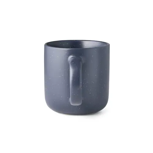 Tazzina da caffè in ceramica finitura opaca ed effetto rustico da 75mL in confezione regalo in carta kraft