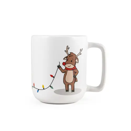 Tazza in ceramica a tema natalizia da 330ml con scatola regalo