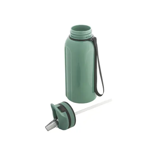 Borraccia sportiva in PETG con beccuccio e manico da 1230ml