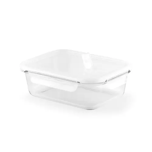 Porta pranzo ermetico in vetro borosilicato con coperchio in PP da 1000ml