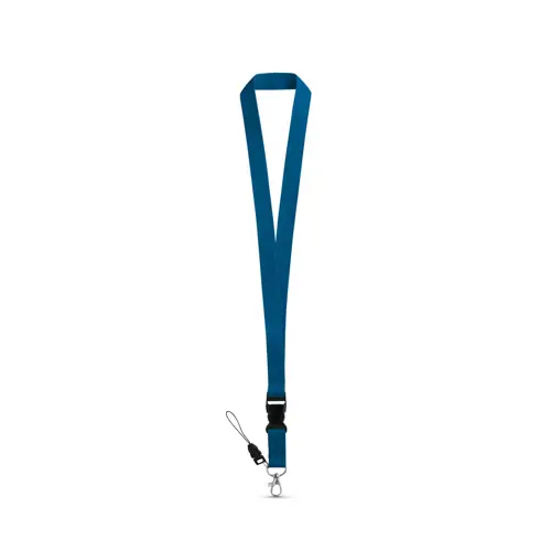 Lanyard in poliestere con moschettone