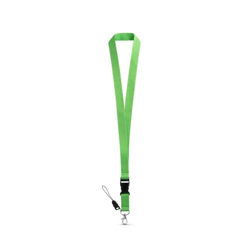 Lanyard in poliestere con moschettone