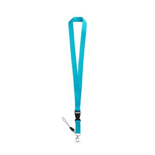 Lanyard in poliestere con moschettone