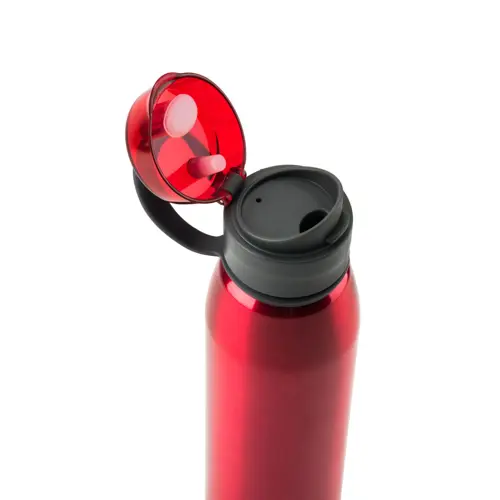 Borraccia sportiva in alluminio con coperchio e manico da 650ml