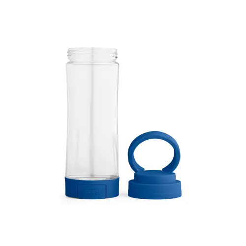 Borraccia in vetro da 390 ml con supporto per smartphone