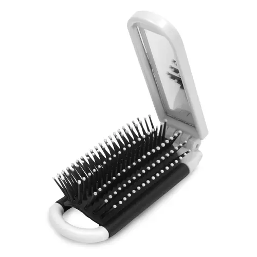 Specchietto e spazzola pieghevole