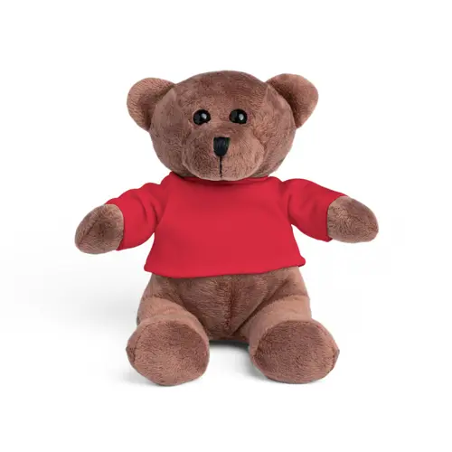Peluche a forma di orsetto con t-shirt personalizzabile da 120mm
