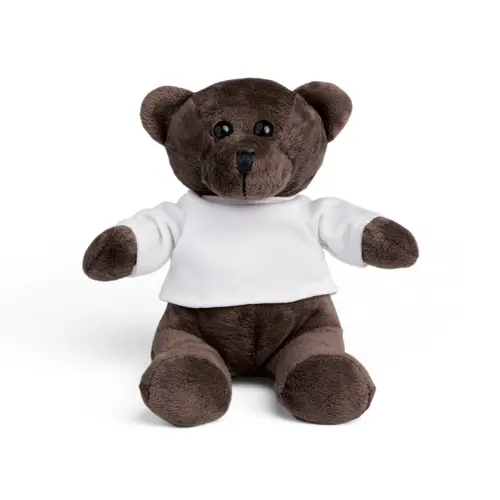 Peluche a forma di orsetto con t-shirt personalizzabile da 120mm