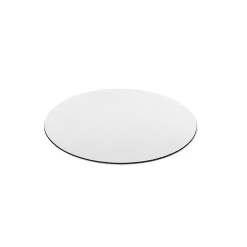 Mouse pad rotondo con base in gomma ideale per stampa in sublimazione