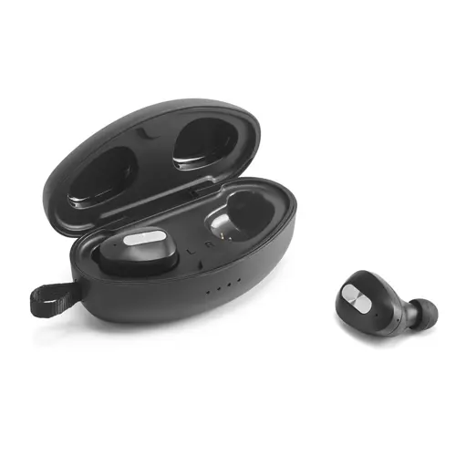 Auricolari wireless in metallo e ABS