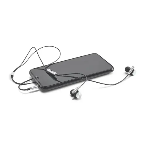 Auricolari con microfono in metallo e ABS