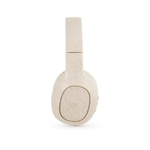 Cuffie Wireless pieghevoli in fibra di paglia di grano e ABS