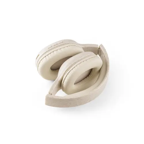 Cuffie Wireless pieghevoli in fibra di paglia di grano e ABS