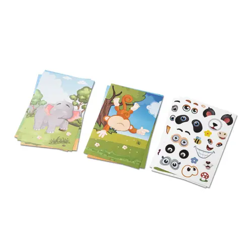 Gioco con adesivi