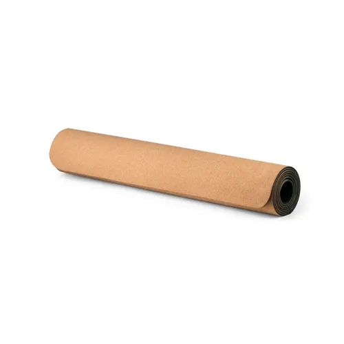 Tappetino per esercizi yoga in sughero e TPE 183x61x0,37cm