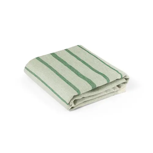 Telo mare bicolore con frange in cotone riciclato 100x180cm da 260gr prodotto in UE 