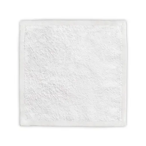 Asciugamano viso in cotone e cotone riciclato 300x300mm