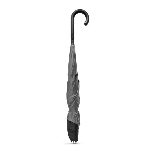 Ombrello in Pongee manuale 23” reversibile con struttura in fibra di vetro
