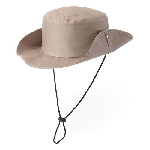 Cappello tipo Safari in poliestere con cordino regolabile 580 mm