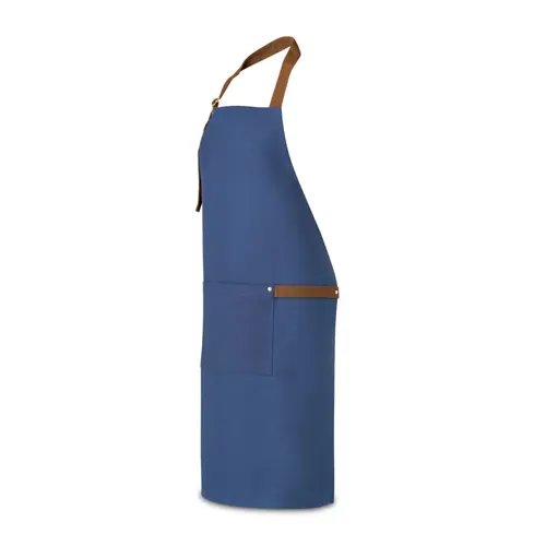 Grembiule in canvas di cotone 300gr 3 tasche una fascia laterale e tracolla regolabile in confezione regalo