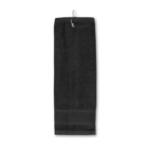 Asciugamano da golf in cotone con gancio in metallo 430gr 38x50 cm