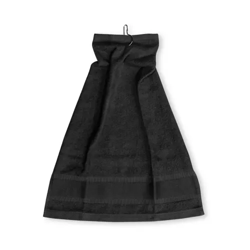 Asciugamano da golf in cotone con gancio in metallo 430gr 38x50 cm