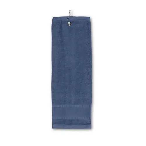 Asciugamano da golf in cotone con gancio in metallo 430gr 38x50 cm