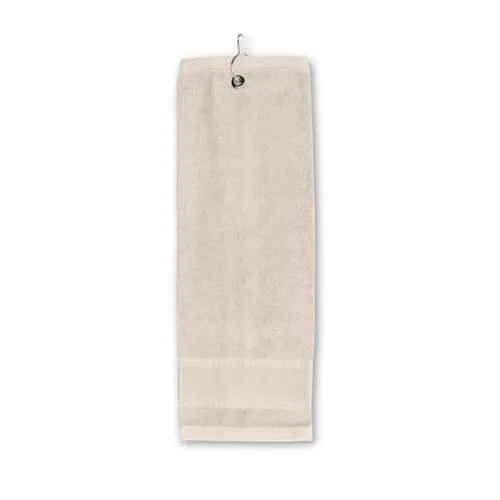 Asciugamano da golf in cotone con gancio in metallo 430gr 38x50 cm
