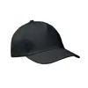 Cappellino con visiera in cotone 160gr a 5 pannelli con chiusura a velcro