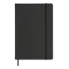 Block Notes A6 con copertina in PU soft touch e 96 pagine a righe con elastico e segnapagine in coordinato
