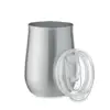 Bicchiere in acciaio inox riciclato con coperchio da 500ml