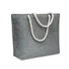 Borsa mare in cotone riciclato con manici in corda da 220gr 55x15x39cm