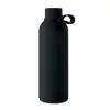 Borraccia isolante doppio strato in acciaio inox riciclato finitura in gomma e manico in silicone da 500ml