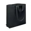 Shopper in policotone riciclato con doppi manici e tasca laterale da 380gr 38x12x41cm