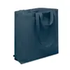Shopper in policotone riciclato con doppi manici e tasca laterale da 380gr 38x12x41cm