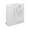 Shopper in policotone riciclato con doppi manici e tasca laterale da 380gr 38x12x41cm
