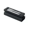 Set di penne in alluminio riciclato con penna a sfera refill blu e penna a grafite