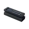Set di penne in alluminio riciclato con penna a sfera refill blu e penna a grafite