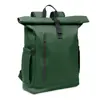 Zaino rolltop porta PC da 15" in poliestere 600D schienale imbottito cinghia trolley